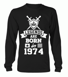 Legends are Born in 1974 T-Shirt