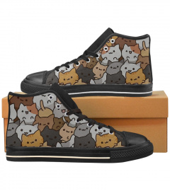 High top sneakers for cats lovers