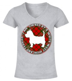 I AM OWNED BY A WESTIE TEE SHIRT