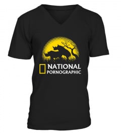 National Pornographic Funny Graphic Novelty Animal Porn Tee