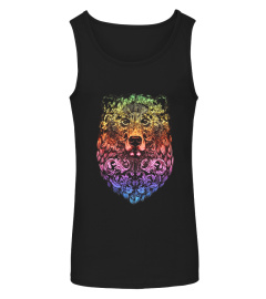 BEAR PRINT T SHIRT - SPIRITUAL SHIRTS Shamanism Animals Tee - Limited Edition