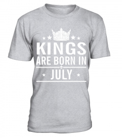 Kings are born in July, birth day gift in July, T Shirt