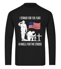 the flag and kneel for the cross T-Shirt