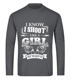 I SHOOT LIKE A GIRL  gun girl