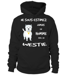 Un HOMME avec un WESTIE