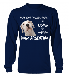 Un UOMO con un DOGO ARGENTINO