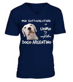 Un UOMO con un DOGO ARGENTINO