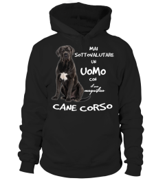 Un UOMO con CANE CORSO