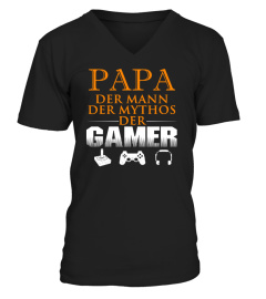 PAPA DER MANN DER MYTHOS DER GAMER T-SHIRT