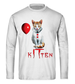 Clown Cat Kitten IT Halloween Hoodie