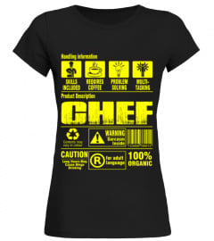 Chef    skill   coffee  probem  tasking T shirt birthday gift 