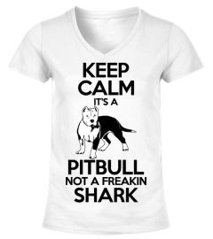 PITBULL NOT A FREAKIN SHARK