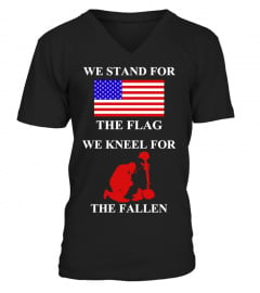 We stand for the flag kneel for fallen