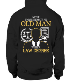 Old man with a Law Degree