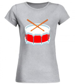 Emoji T-shirt Drum Emoticon Band Musical Instrument