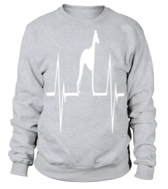 Whippet Heartbeat T shirt Hoodie