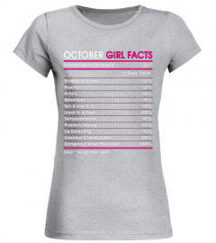 October Girl Facts T-shirt Libra Zodiac Sign