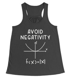 Avoid Negativity Math Funny T-Shirt