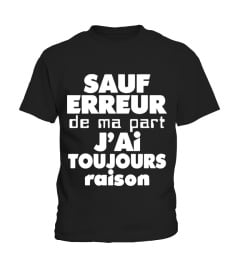 Sauf erreur jai toujours raison (1c)