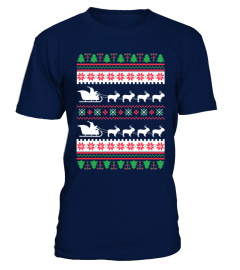 French Bulldog Santa s Reindeer Christmas Ugly T Shirt