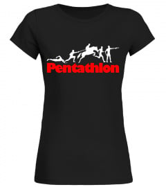 Pentathlon Martial Arts Fencing Shooting Swimming Riding Tee
