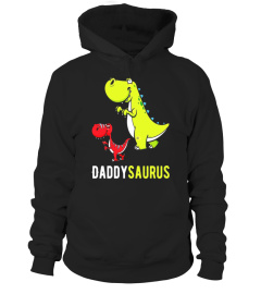 Daddysaurus Rex T-Shirt - Papasaurus Babysaurus Mommysaurus