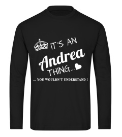 It's an ANDREA thing, You wouldn't understand