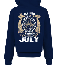 Legends Are Born In July Hoodie