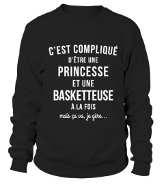 t shirt femme princesse  Basketteuse