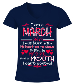 MARCH GIRL BORN WITH HEART ON SLEEVE