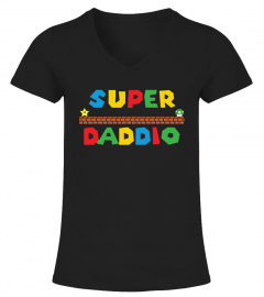 Funny Super Daddio  Fathers Day Shirt