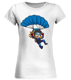 Femme en parachute