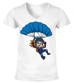 Femme en parachute