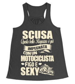 Motociclista Figo e Sexy maglietta