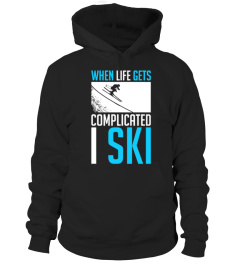 Ski skiing skier surf Board cross slopes winter surfing surfer shirt