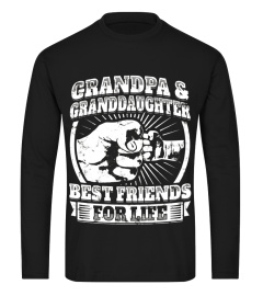 Grandpa Granddaughter Gift Family Shirt Grandad Fist Bump