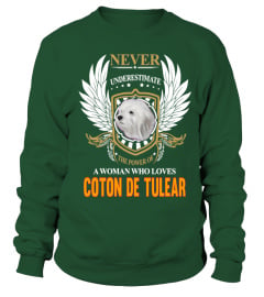 Woman Who Loves Coton De Tulear