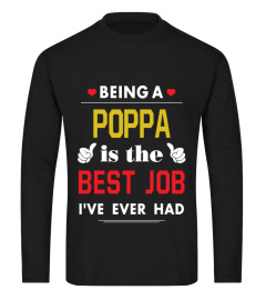 Being A Poppa Is The Best Job   Gift For Grandparents