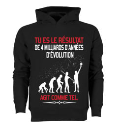 4 milliards d'années d'évolution T-shirt