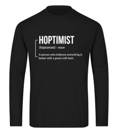 HOPTIMIST TShirt for Craft Beer Lovers