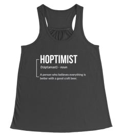 HOPTIMIST TShirt for Craft Beer Lovers