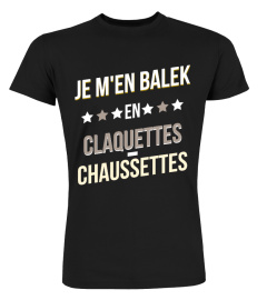 Je m'en balek en claquettes-chaussettes