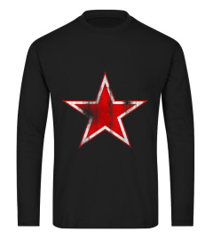 Russian Air Force Vintage Retro Distressed Red Star copy