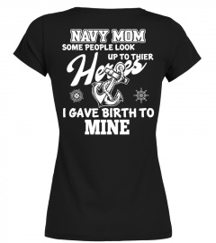 Navy Mom Heroes T-shirt