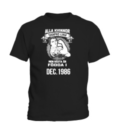 ALLA KVINNOR SKAPAS LIKA BASTA AR FODDA I DEC 1986 T-SHIRT