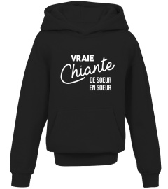 T-Shirt Humour Vraie chiante de soeur en soeur