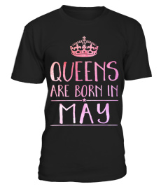 QUEENS ARE BORN IN MAY T SHIRT