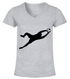 Gold Cool Soccer Goalie Dive Save Graphic T Shirts Men's T Shirt by American Apparel