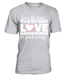 You Either Love Dachshunds T shirt