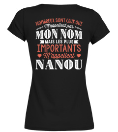 IMPORTANTS M'APPELLENT NANOU